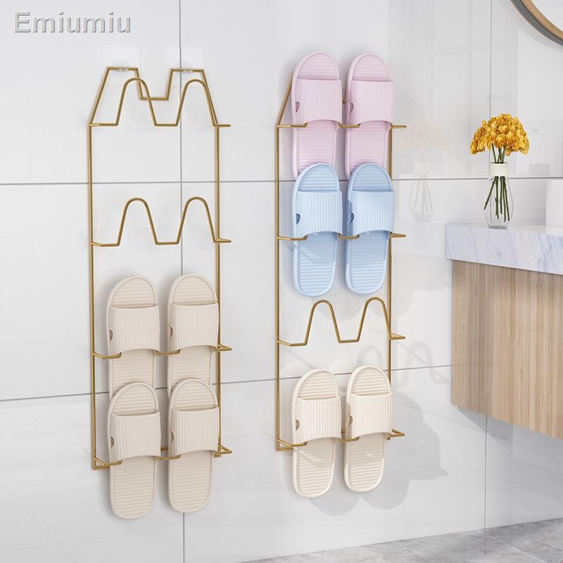 ✢☌Móc treo giày thoát nước phòng tắm loại treo tường không thủng