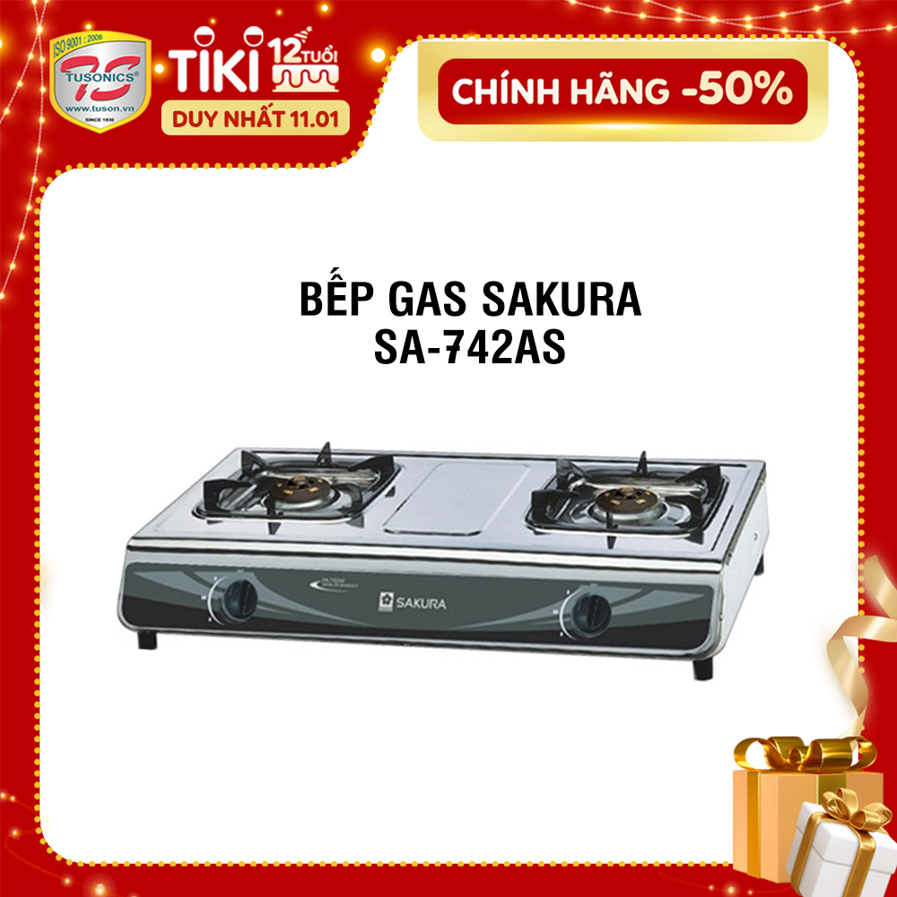 Bếp Gas Sakura SA-742AS - Hàng Chính Hãng