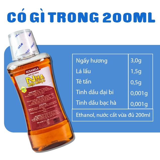 Nước súc miệng giảm nhanh đau nhức răng Nha Diệu Ngọc ️️ An toàn từ thảo dược thiên nhiên