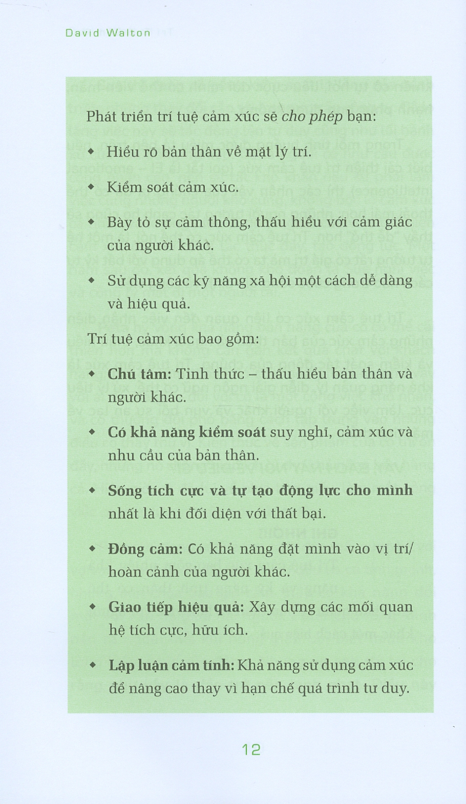ỨNG DỤNG TÂM LÝ HỌC THỰC HÀNH - TRÍ TUỆ CẢM XÚC