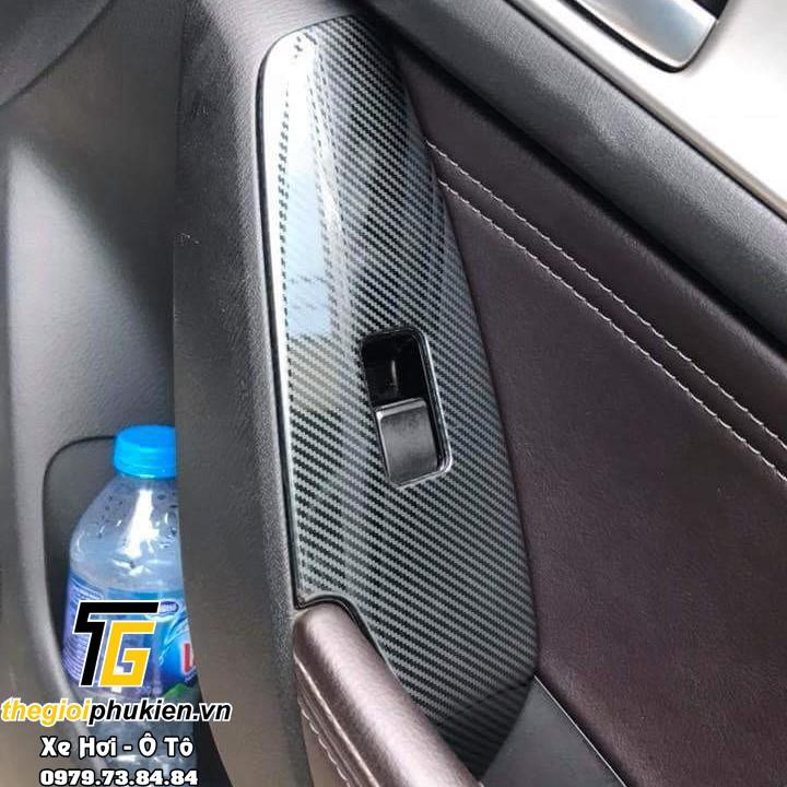 Bộ ốp nội thất Vân Carbon cao cấp cho Mazda 3 2017-2019