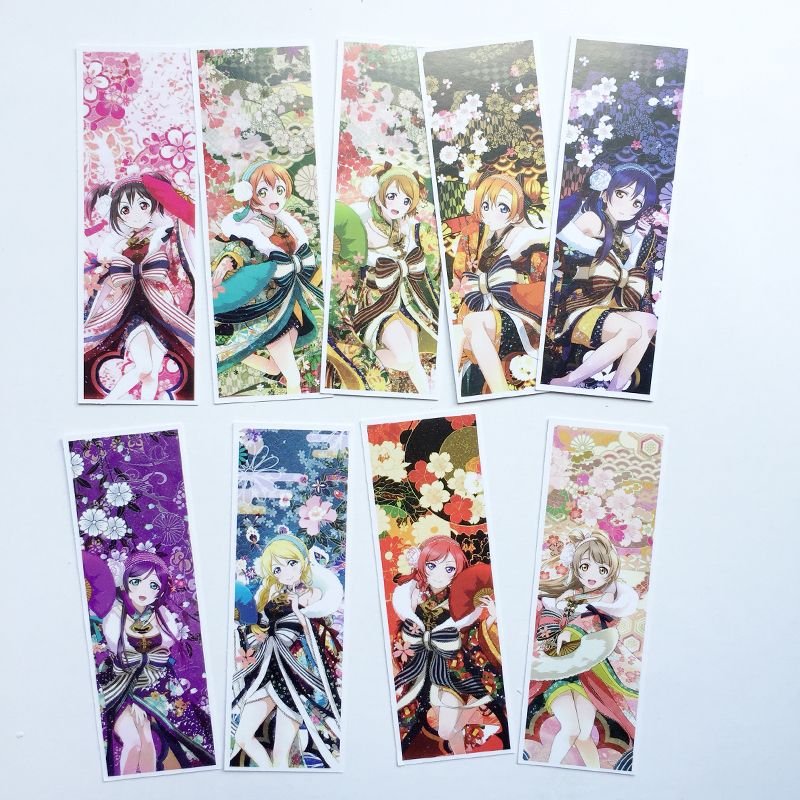 Bộ 36 Thẻ Đánh Dấu Trang Sách Bookmark Anime Love Live! School Idol Project