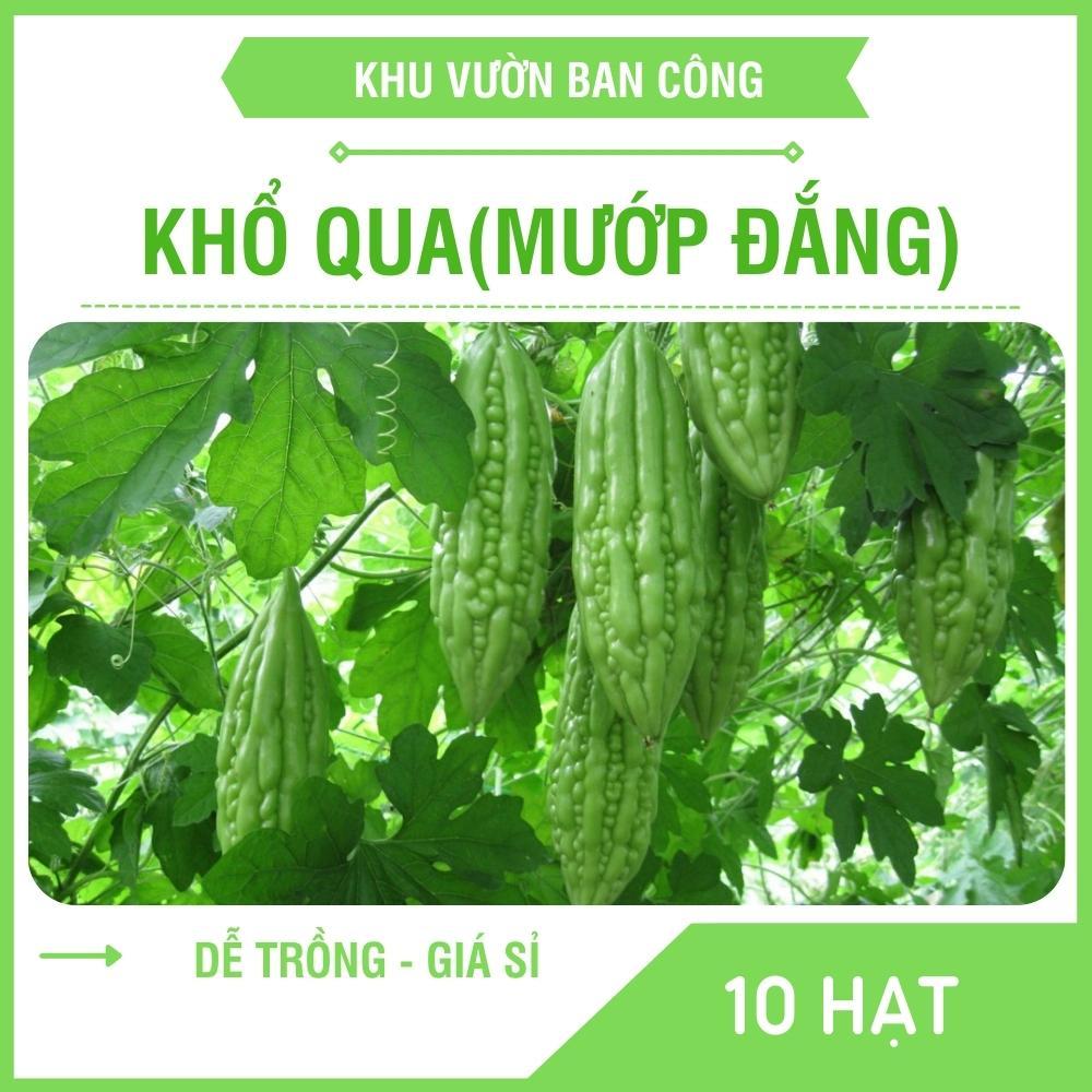 Hạt Giống Mướp Đắng Lai F1 (Khổ Qua) Trái Dài Quy Cách Gói 10h - 2h - Khu Vườn Ban Công