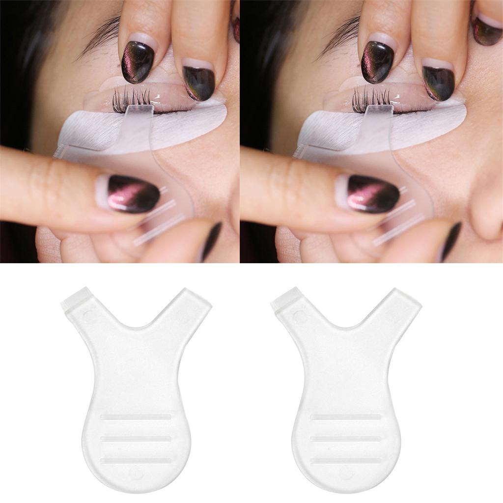 Y  Shaped  Safety  Soft  Silicone  Eyelash  Cleaning  Brush  Eye