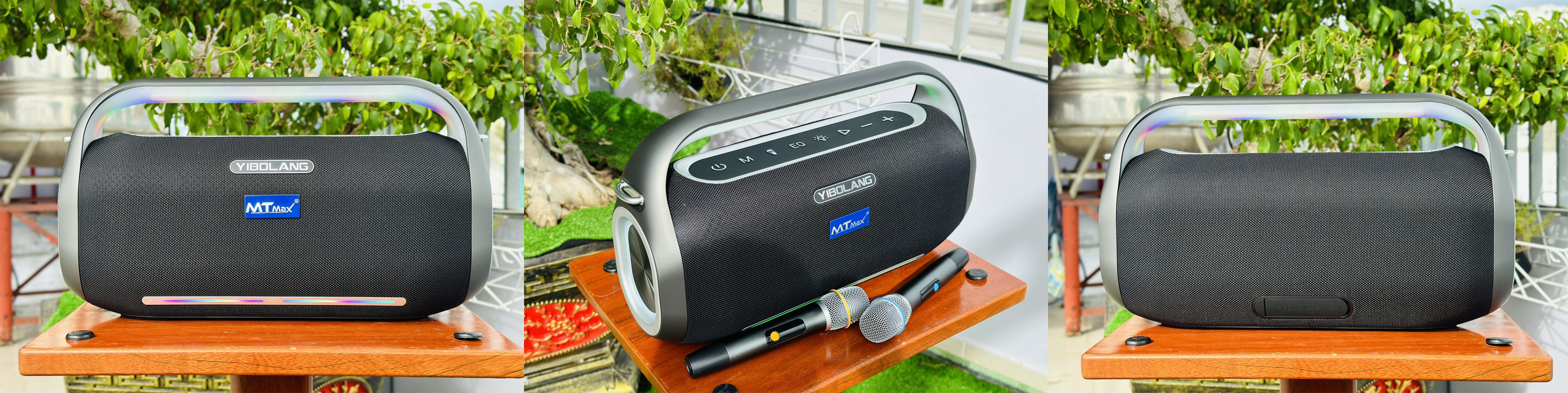 HÀNG CHÍNH HÃNG | Loa Xách Tay YIBOLANG F4 Pro - Công Suất 300W, 1 Bass 20 Trung Treble, Âm Thanh Đánh Cực Khủng, Nghe Siêu Hay, Tặng Kèm 2 Micro Không Dây Và Phụ Kiện Dây Đeo Chéo