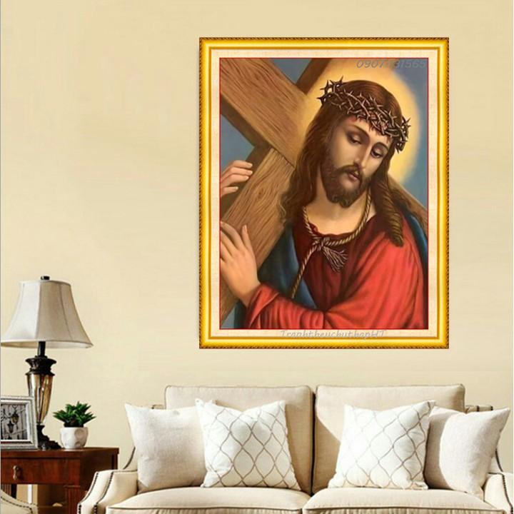 Tranh đính đá Chúa Jesu VS464 - tự đính
