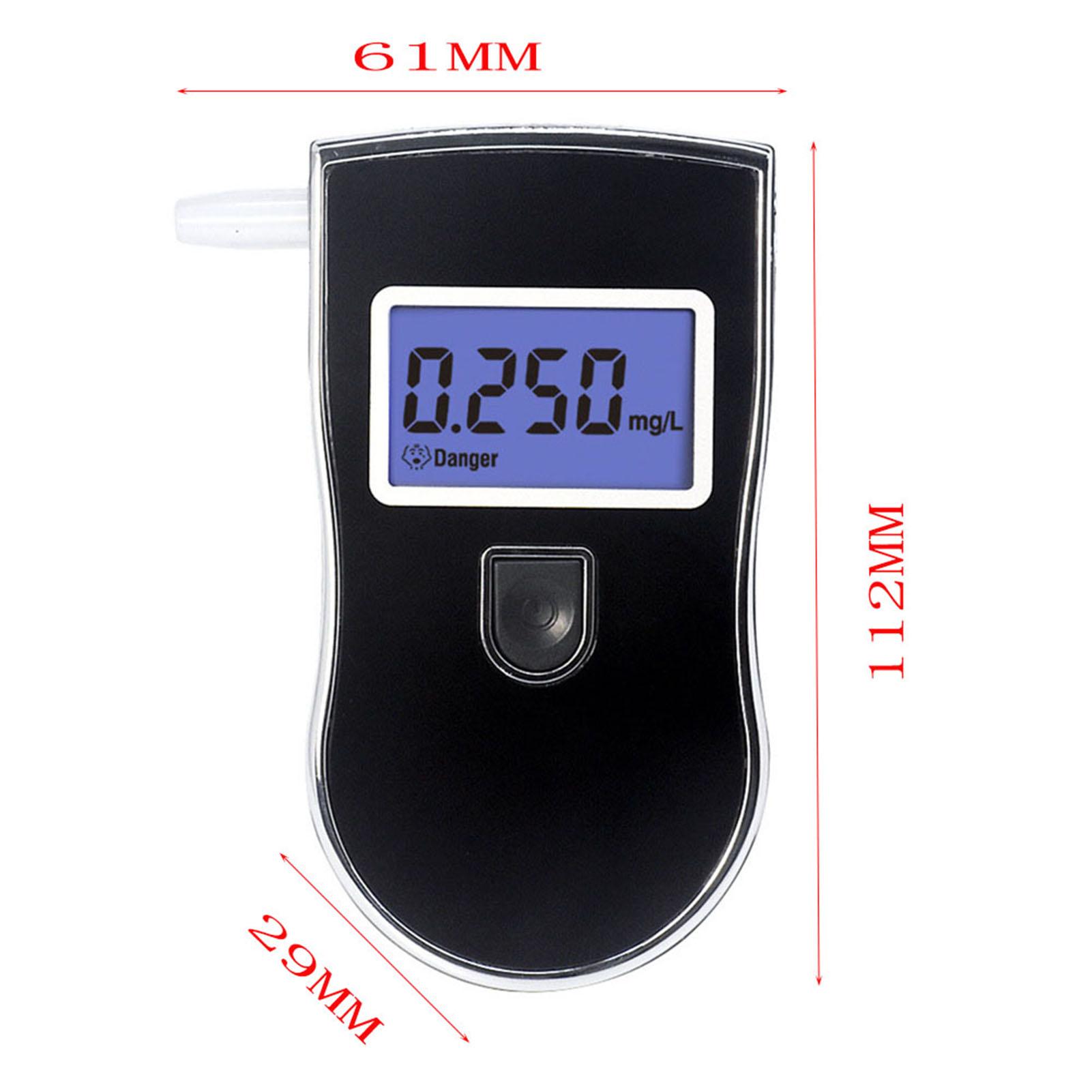 Máy Đo Độ Cồn Đo Hơi Thở Cầm Tay Kỹ Thuật Số Có Độ Chính Xác Cao Với 5 Ống Miệng Dự Phòng