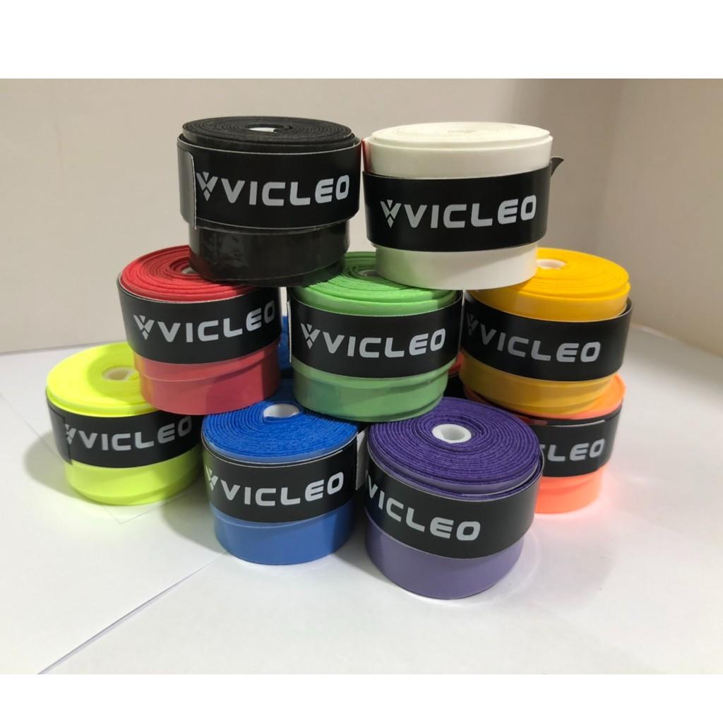 5 Chiếc Quấn Cán Vợt Cầu Lông VICLEO Êm Mềm Thấm Mồ Hôi Nylon Bọc Ngoài