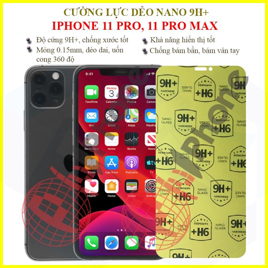 Dán cường lực dẻo nano cho iPhone 11 Pro, iPhone 11 Pro Max