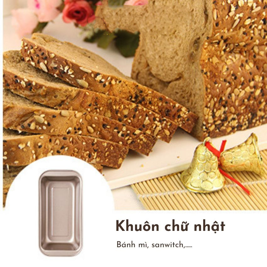 Bộ 5 Khuôn Làm Bánh Chống Dính Cao Cấp*Mầu Vàng* Kiểu Dáng Khác Nhau Làm Bánh Pizza, Bánh Mỳ Hoa Cúc, Bông Lan Cupcake,Mousse,Tiramisu,