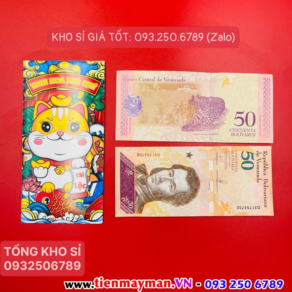 [GIÁ SỈ] COMBO 10 Tiền Hình Con Mèo 10 Venezuela mừng tuổi tết Quý Mão 2023, tặng bao lì xì - NELI
