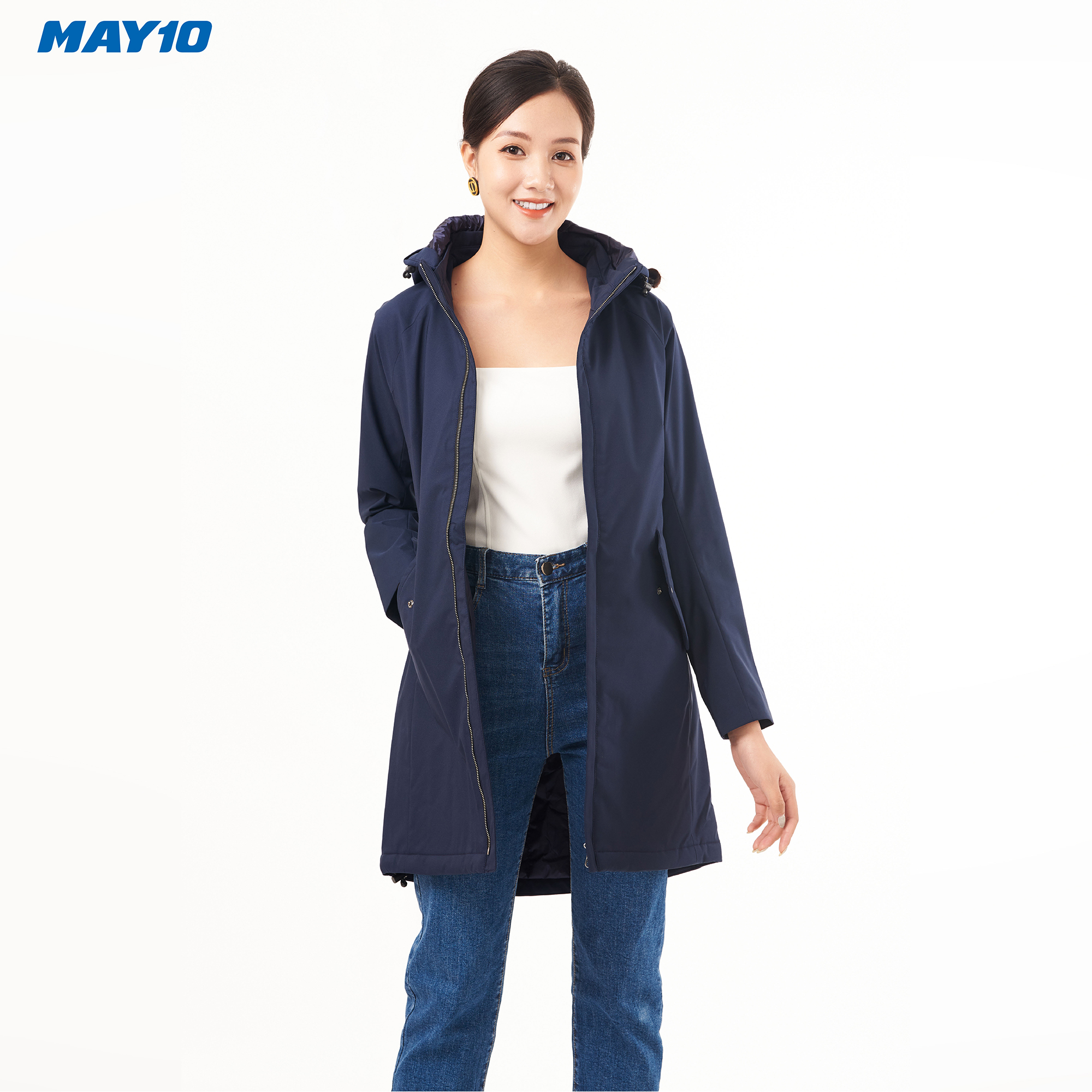 Áo khoác bông nữ May 10 mã 030220356 NAVY