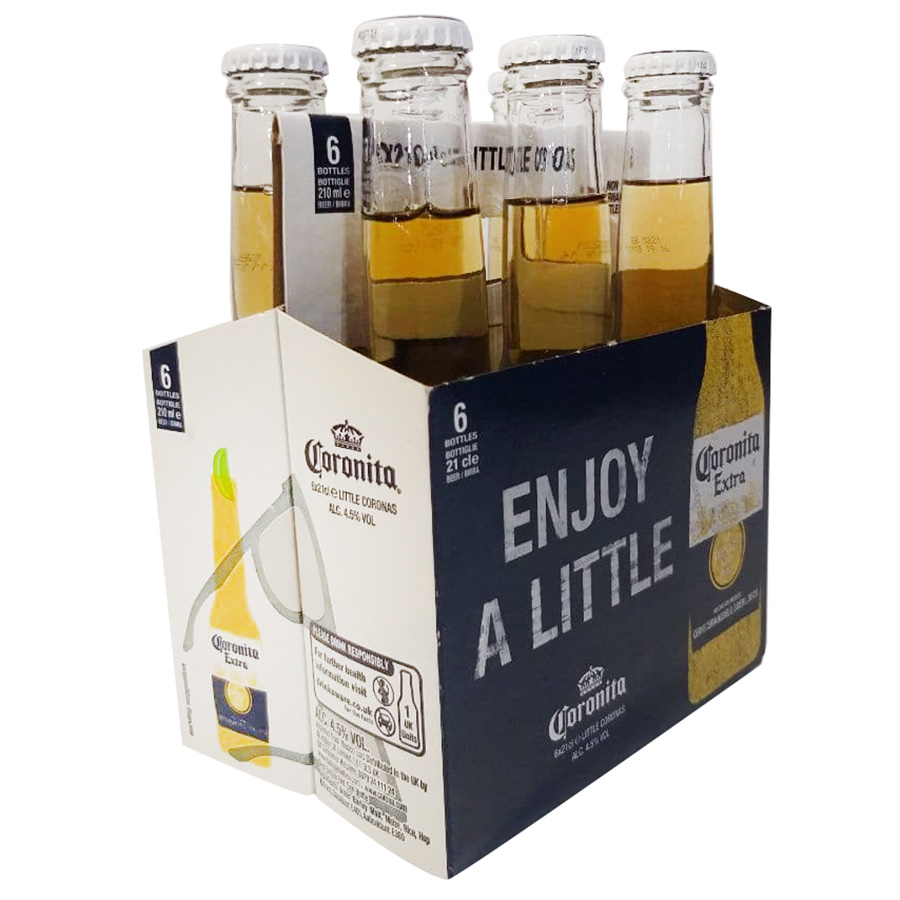 Lốc 6 chai Coronita 210ml/chai