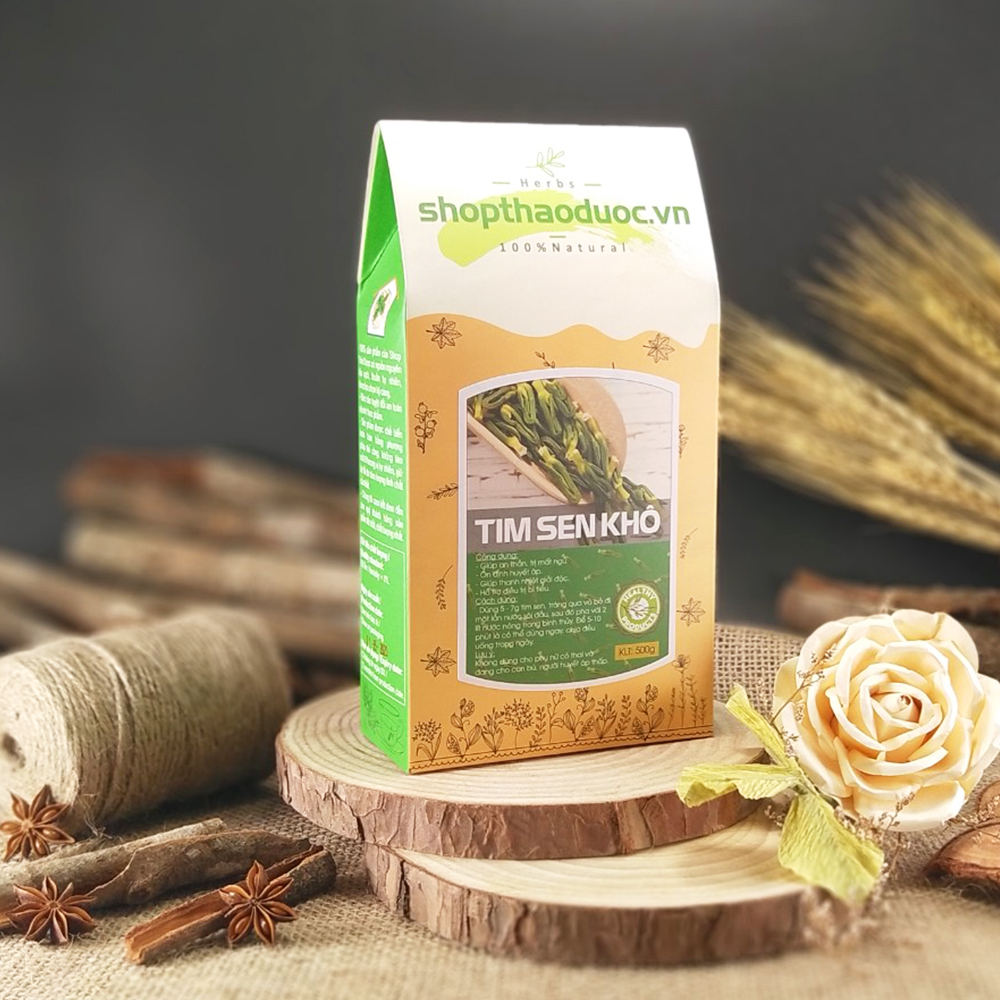 Combo 1kg tim sen khô - giúp chữa mất ngủ tốt, ổn định nhịp tim, cao huyết áp, thanh nhiệt, giải độc
