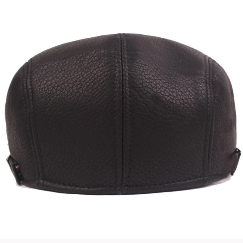 HT2792 Mũ Nồi Thu Đông Bộ Đội Nón Nam Da Cao Cấp Nón Nam Ivy Newsboy Phẳng Nón Nghệ Sĩ Họa Sĩ Nón áo Mũ Nồi Nắp