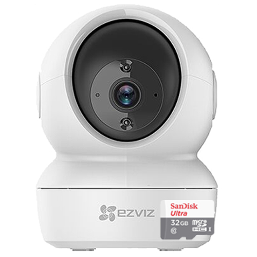 Camera không dây ezviz CS-C6N (Có cổng mạng) kèm thẻ nhớ 32GB - Hàng chính hãng