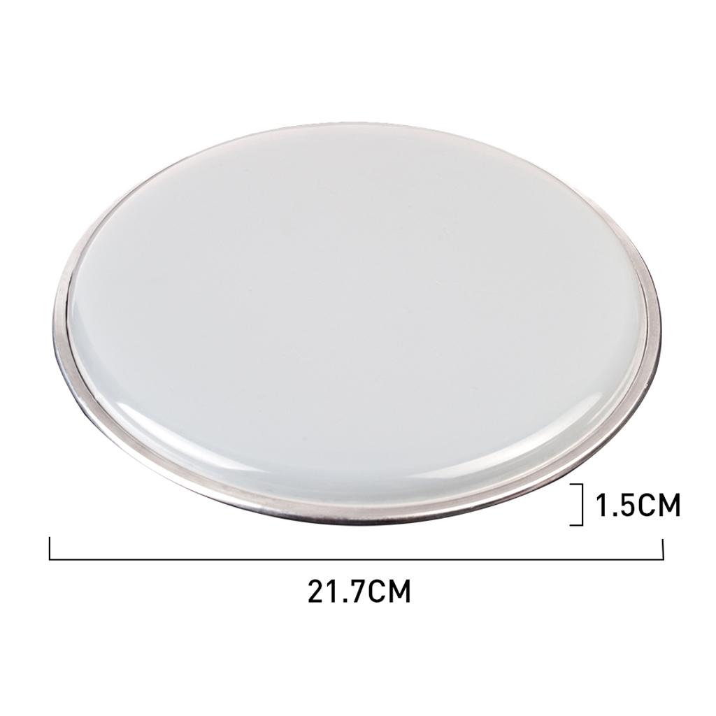 Sunnimix 8 Inch Đàn Banjo Da Đầu Cho Đàn Banjo Banjolele Móc Hít DIY, Phụ Kiện Trắng