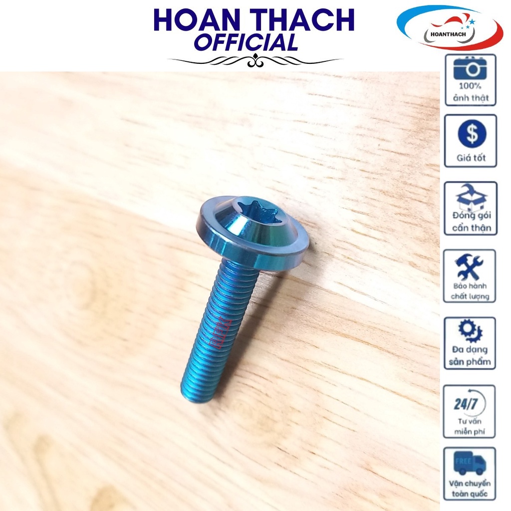 Ốc Gr5 Titan Dù 6L30 Xanh Lục Bảo dùng cho nhiều dòng xe  SP010345