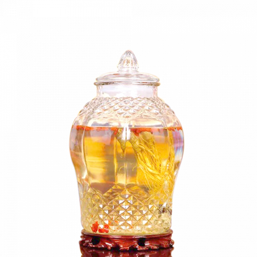 Bình Ngâm Rượu Kim Cương Thủy Tinh 8833