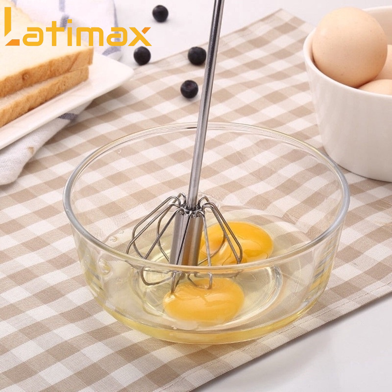 Cây Đánh Trứng Cầm Tay Tự Xoay Inox Chống Han Gỉ - Máy Đánh Trứng, Tạo Bọt Cà Phê Cầm Tay Tự Khuấy Cao Cấp