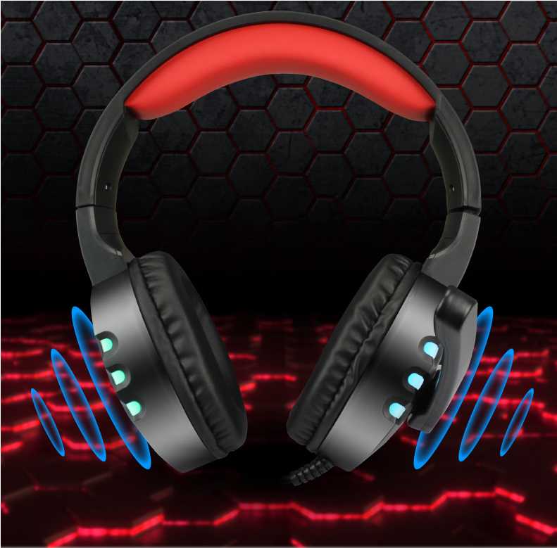 Tai Nghe Chụp Tai Gaming Headset A68 Có Led Cực Hay