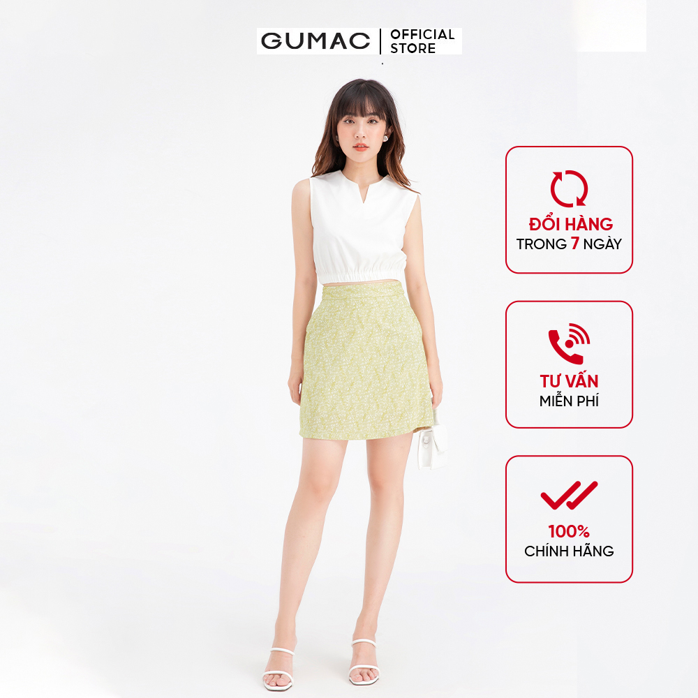 Áo crop-top eo chun GUMAC AB695