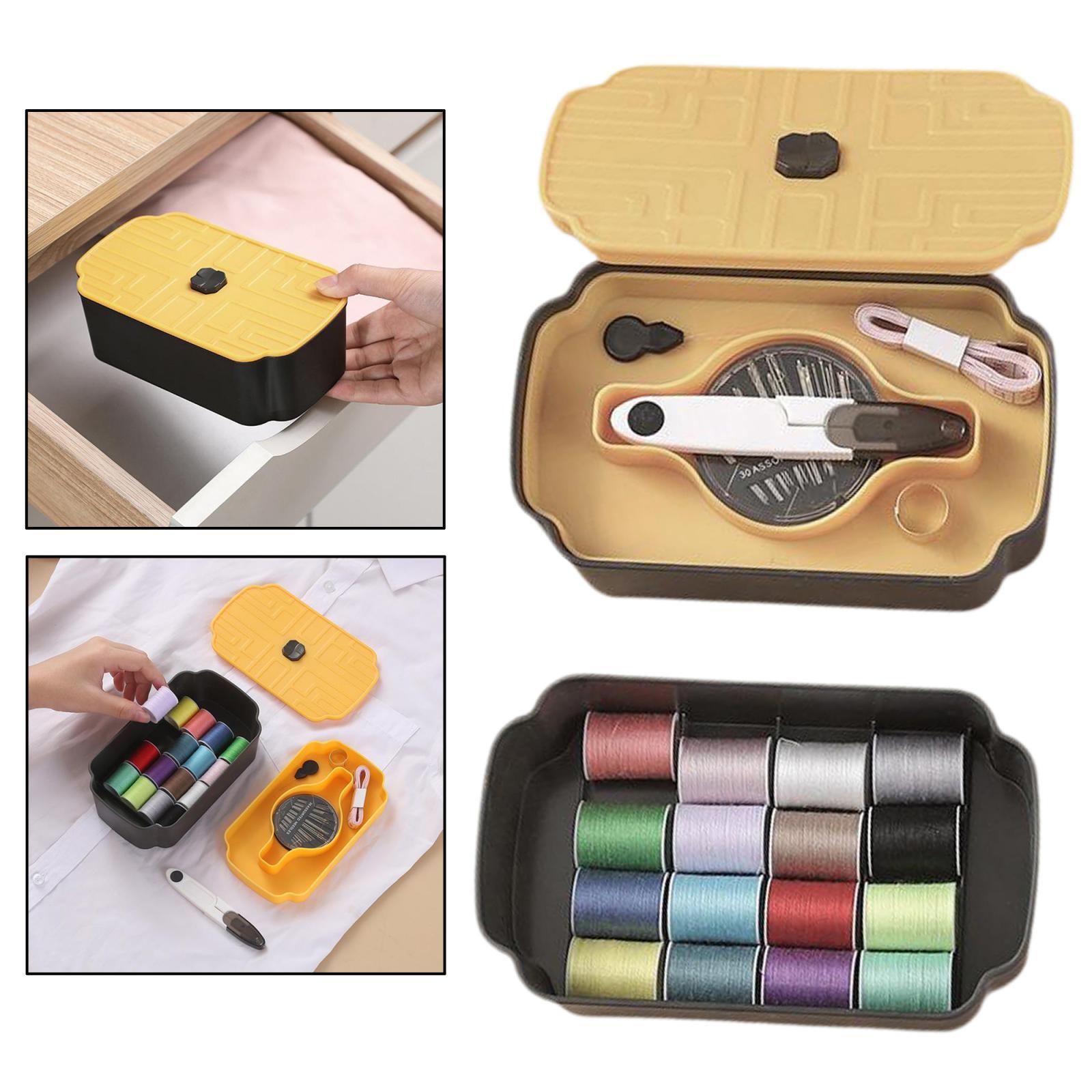 Sewing Accessories Organizer, Sewing Supplies Organizer for Needles, Scissors, Measuring Tape, Thread