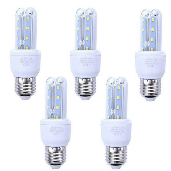 Bộ 5 bóng đèn led chữ U 5w sáng bền đẹp