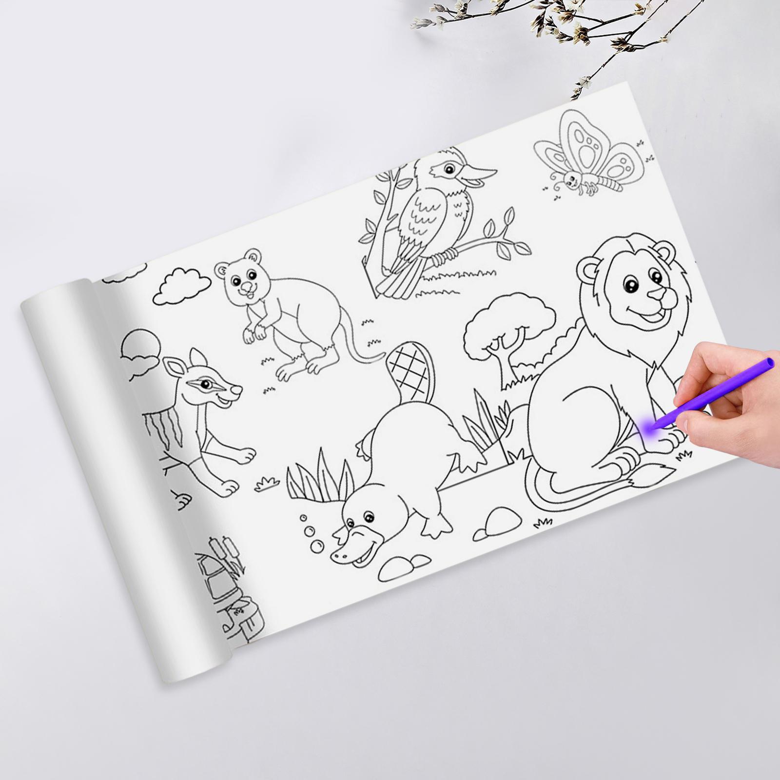 Children Colouring Roll Learning and Education Toy for Toddlers Girls