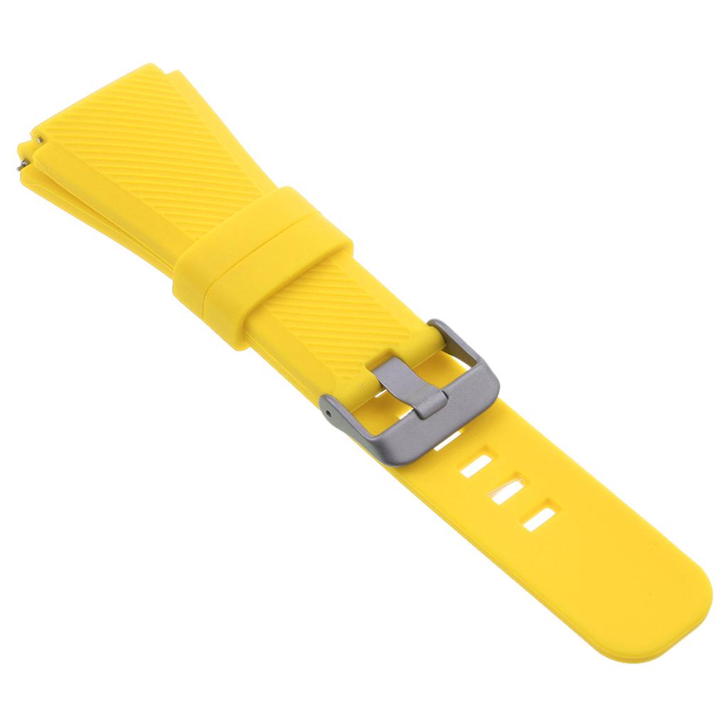 Silicoine Waterproof Fitness Sports Smart Wear Bracelet Strap Bandage Wristband with Metal Buckle for Samsung Gear S3 Classic Smart Watch