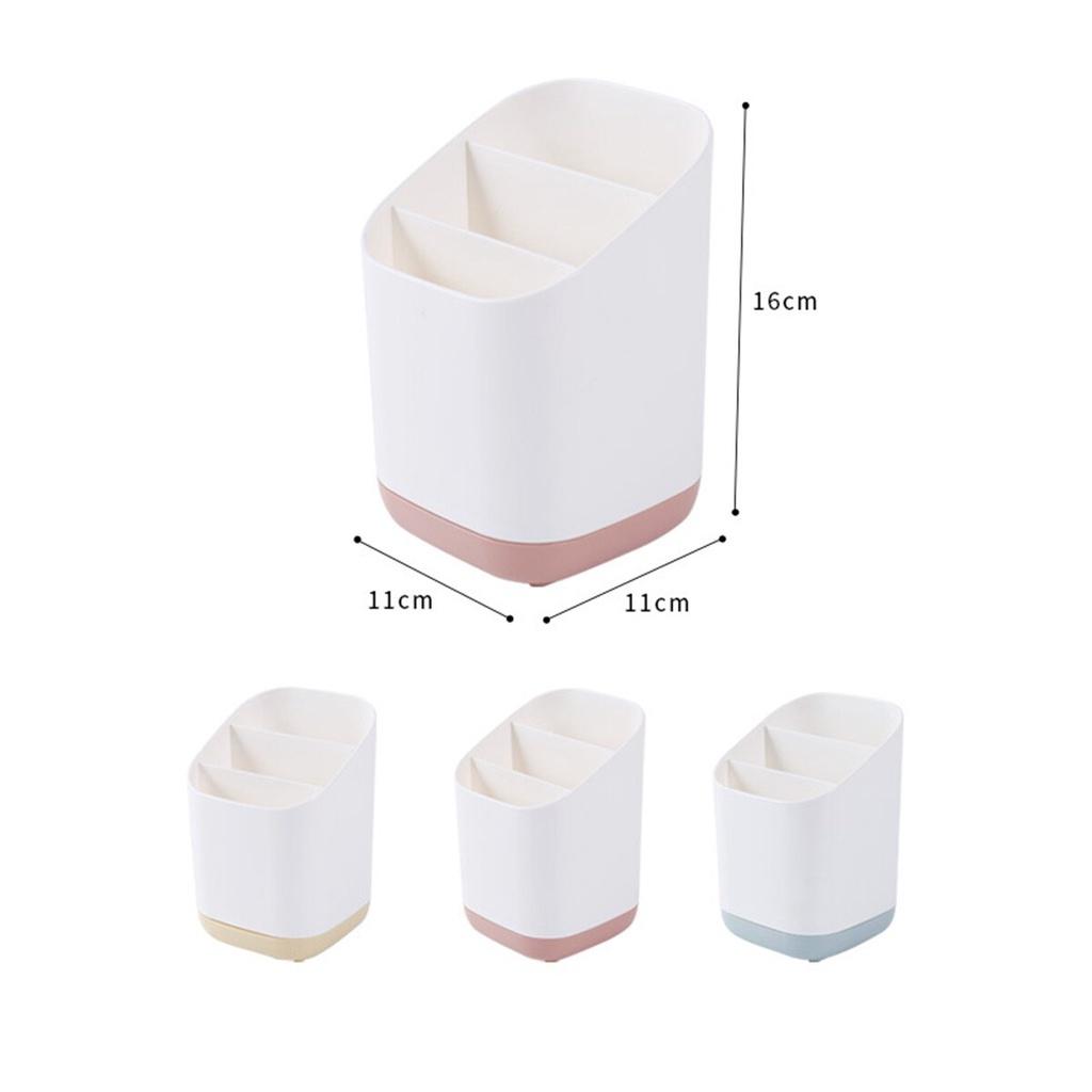 AA Tableware Utensil Storage Bin, Forks Knives Spoons Chopsticks Drain Organizer Rack Box for Kitchen