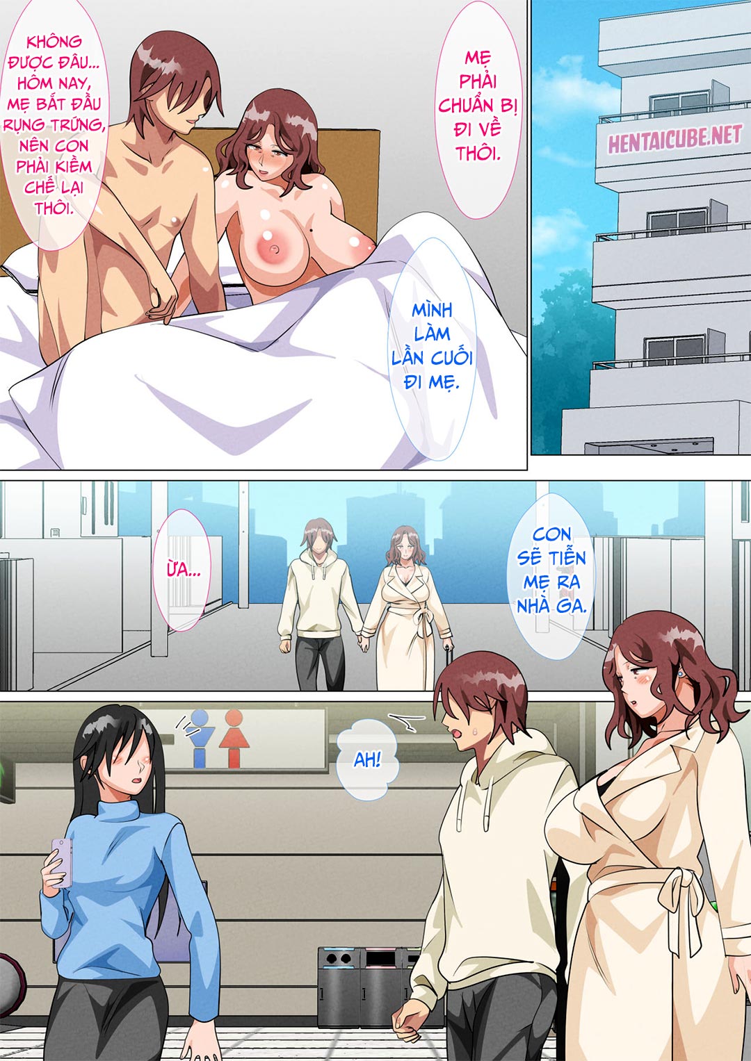 mẹ ghé thăm con trai ở tokyo | musuko ni ai ni joukyou shita haha chapter 4 14