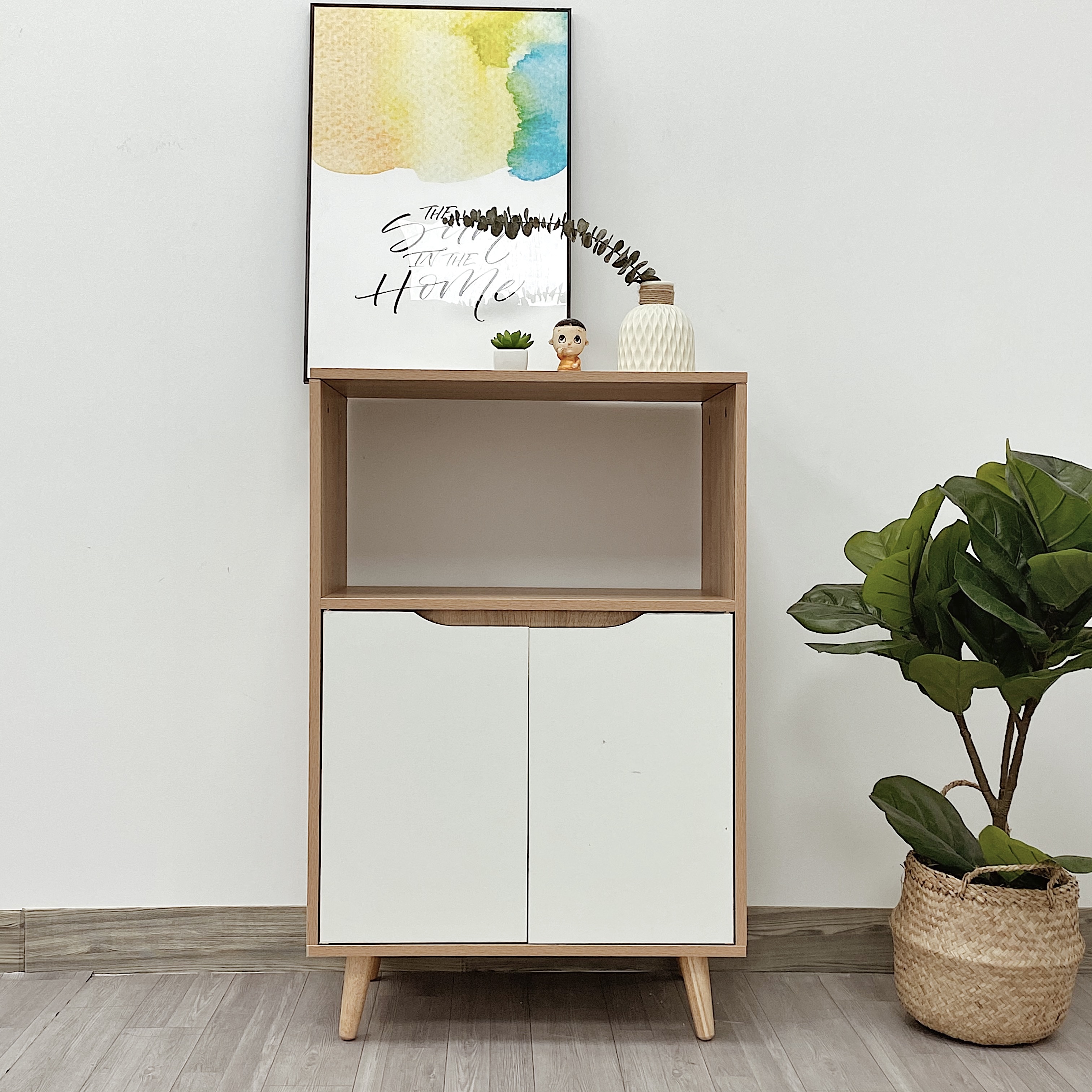 Tủ Kệ Lò Vi Sóng Model 01 Phong Cách Nordic - GP118