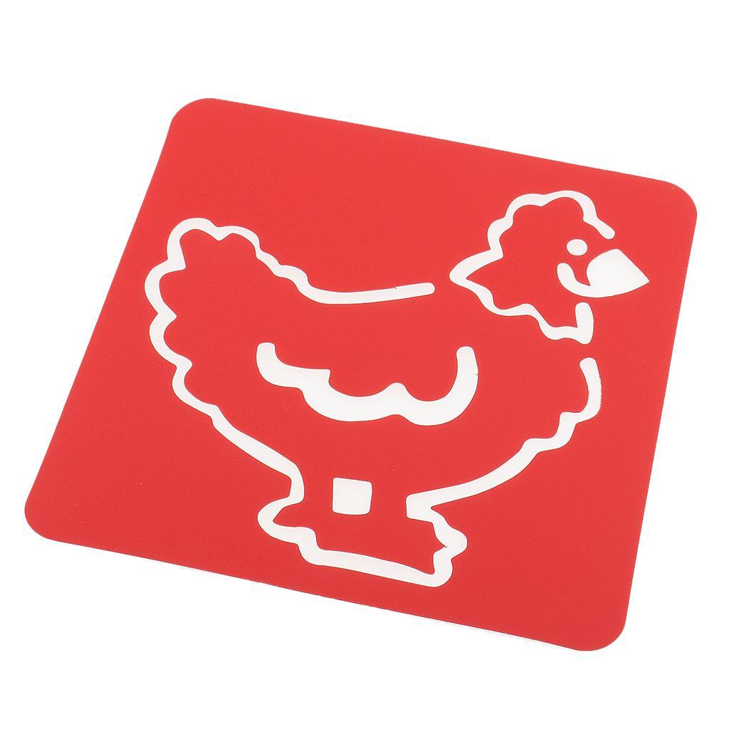 12 Piece Plastic Drawing Ruler Templates Stencils for Kids Educational Toys DIY