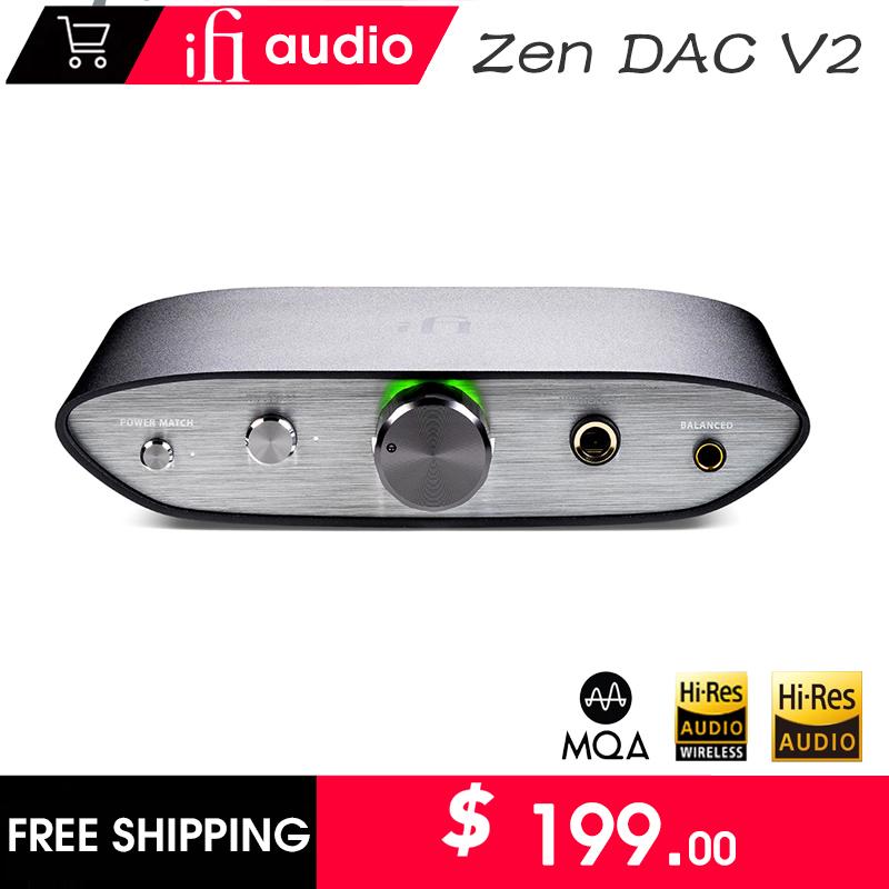 IFi Zen DAC V2 Máy Tính Để Bàn Cân Bằng Bộ Giải Mã USB Bộ Khuếch Đại Tai Nghe USB 3.0 RCA PC Hifi Âm Thanh Chuyên Nghiệp Âm Nhạc Tất Cả Trong Một Máy