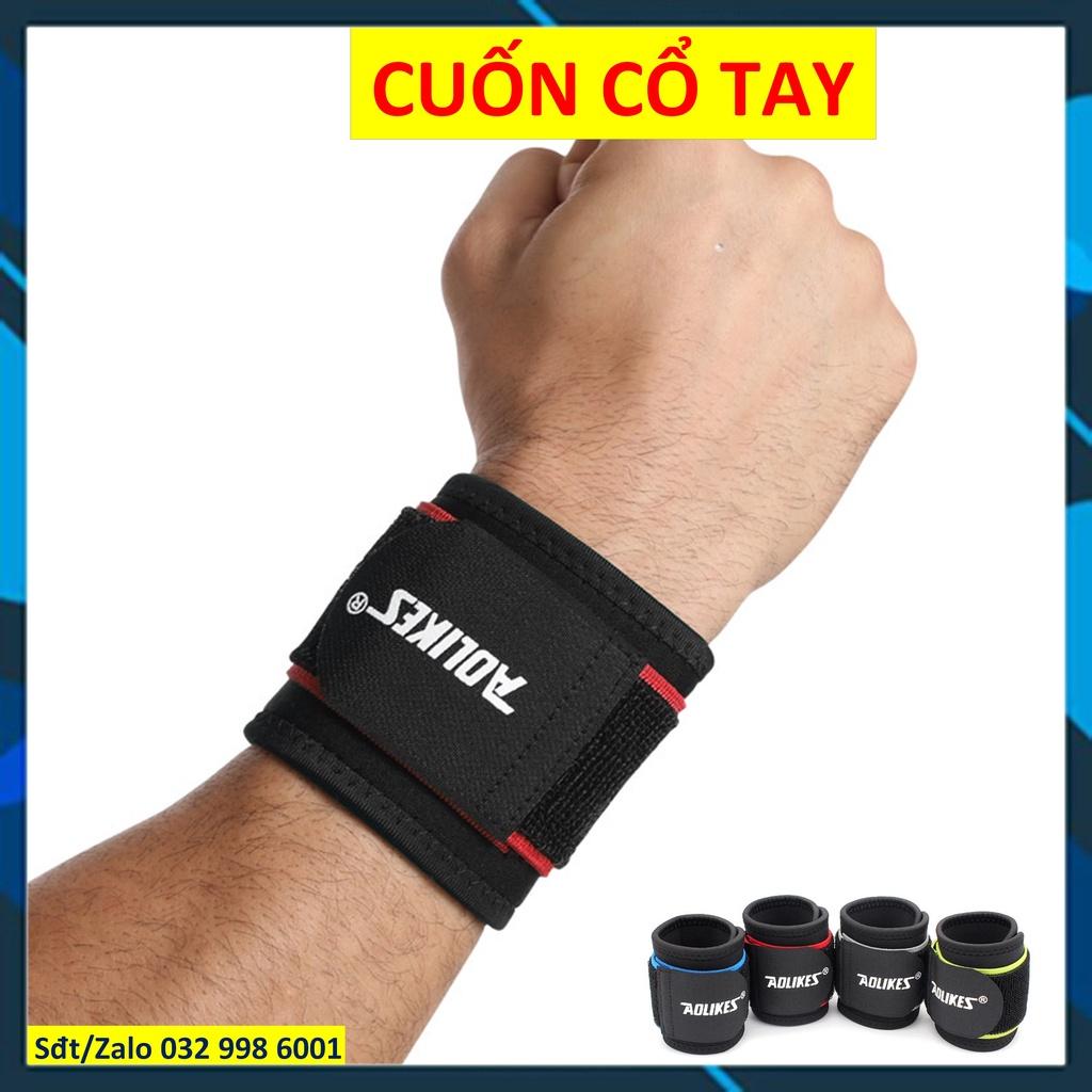 Băng quấn bảo vệ cổ tay AOLIKES 7938 bảo vệ tối đa khi chơi thể thao Sport wrist support Băng cổ tay HW-7938 magic