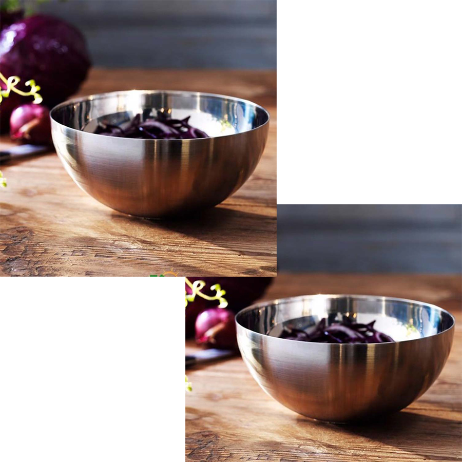 Bộ 2 tô trộn inox cao cấp tiện dụng - Hàng nhập khẩu Nhật
