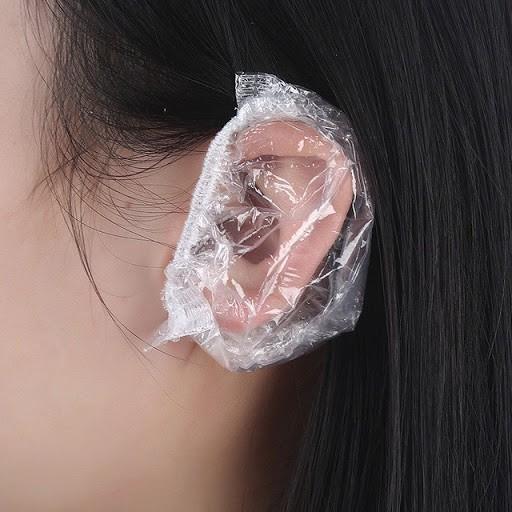 Bịch 100 cái bịt tai hỗ trợ nhuộm tóc và tắm