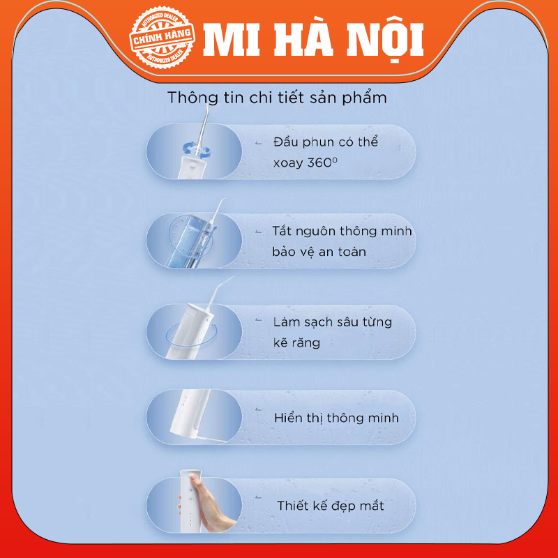 Máy tăm nước Xiaomi Showsee G2 - Hàng chính hãng