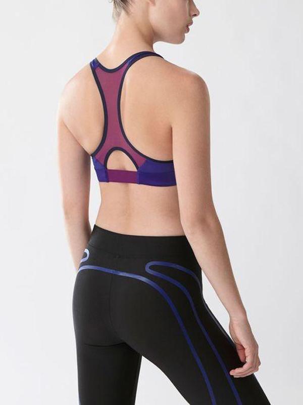 Quần Legging Oysho Fitness High Waist Leggings Contrast Stripes - SIZE S/M