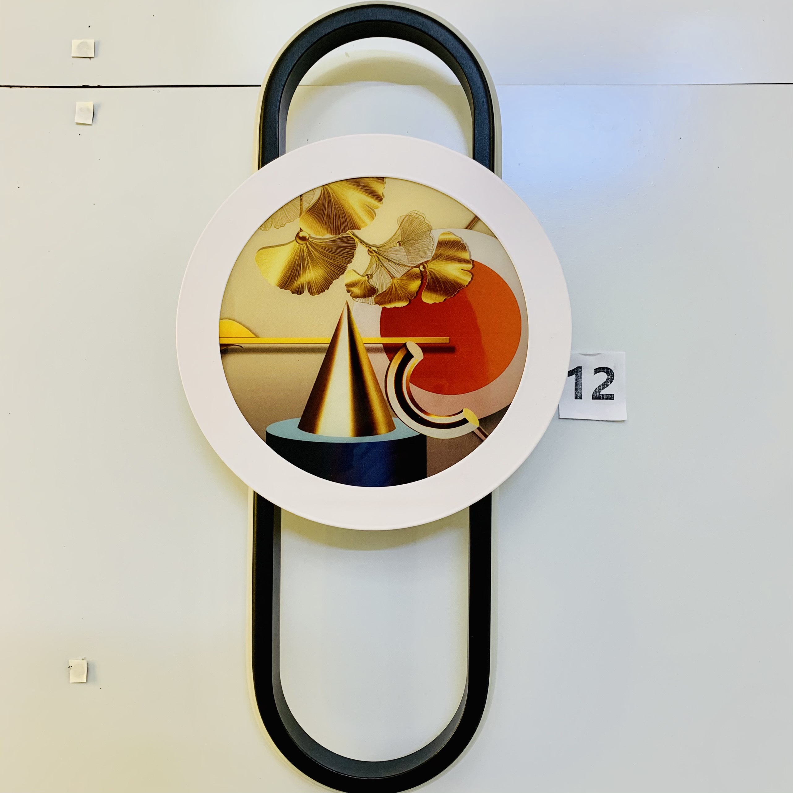 Đèn led gắn tường MONSKY CINOL với họa tiết độc đáo, hiện đại , 3 chế độ màu ánh sáng