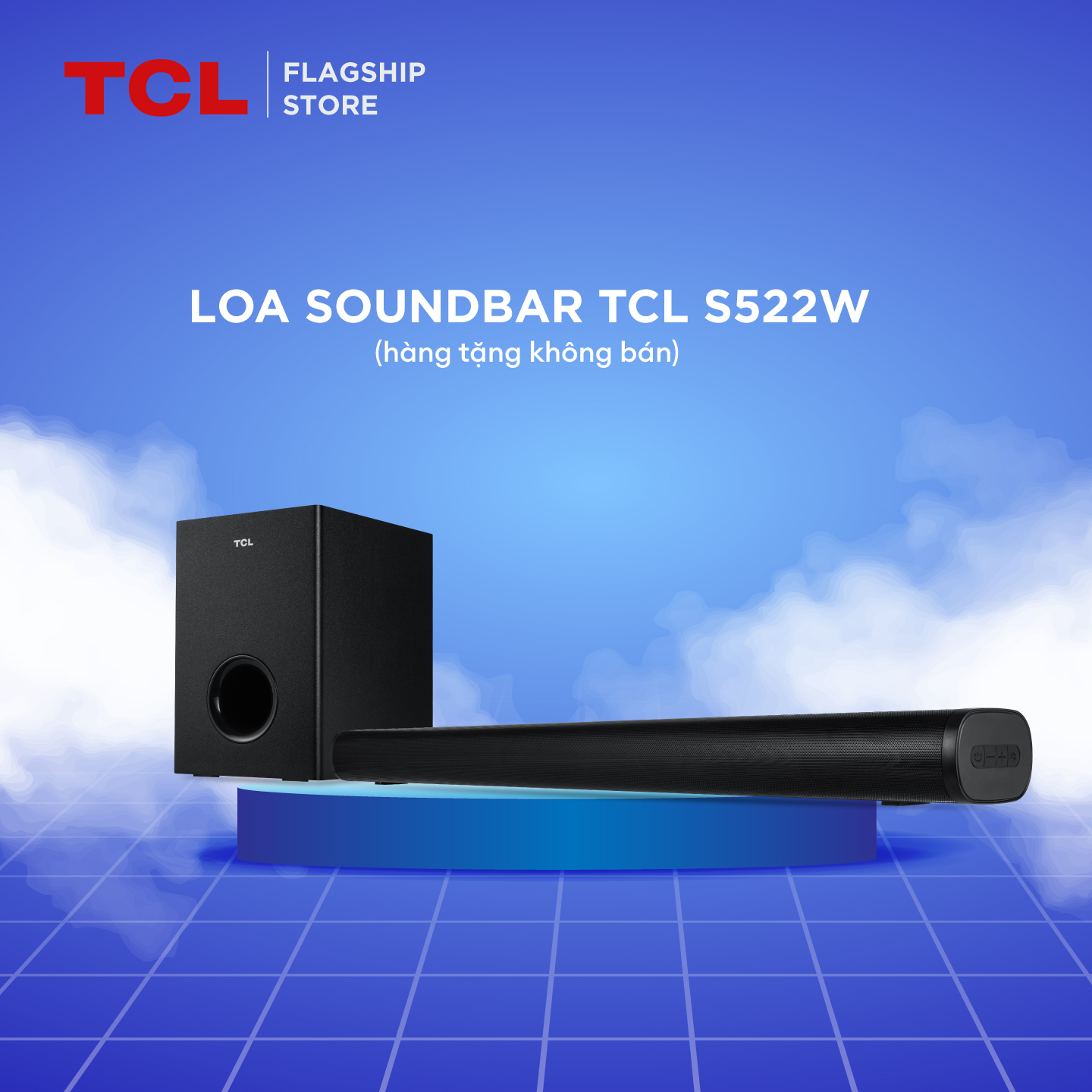 [Hàng chính hãng] Loa Soundbar Bluetooth TCL S Series S522W - Trang bị loa siêu trầm không dây