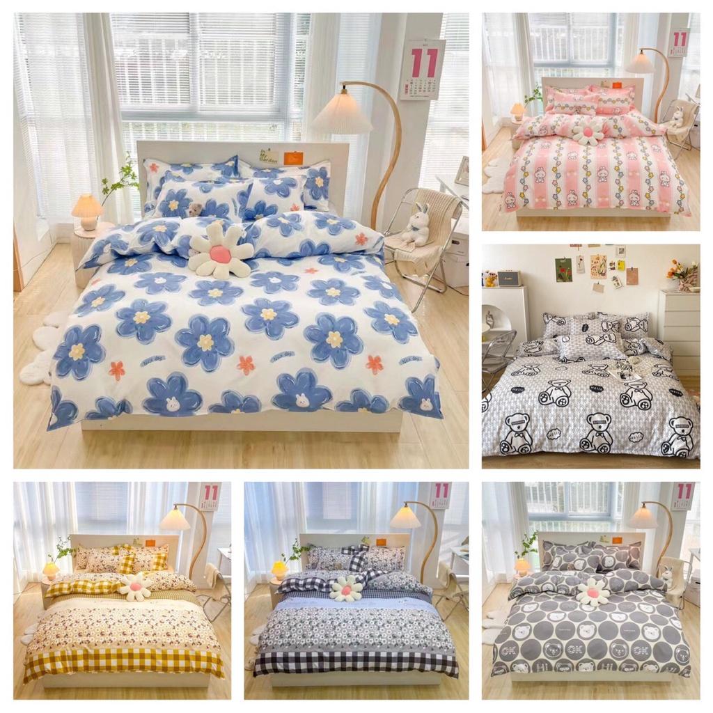 Bộ Chăn Ga Gối Cotton Poly Set 4 Món Hàng Nhập Khẩu