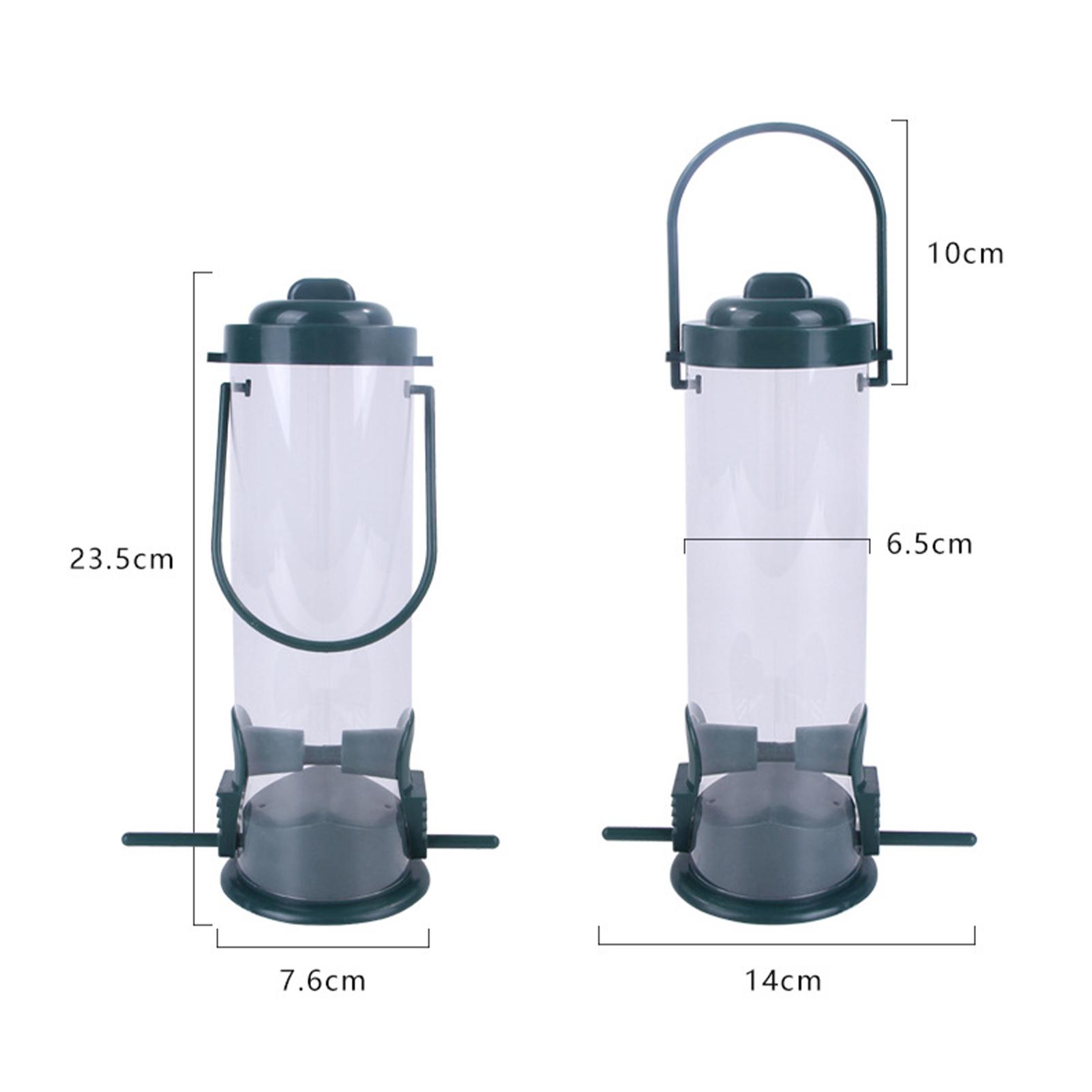 Máng ăn cho chim treo, bằng nhựa cứng cao cấp