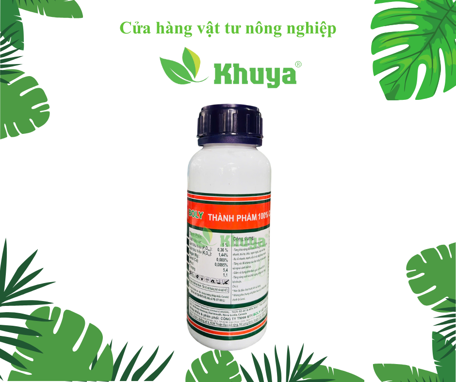 Phân bón lá NPK hữu cơ Boly Halifax Rong Biển Canada Đâm Chồi - Kéo Đọt