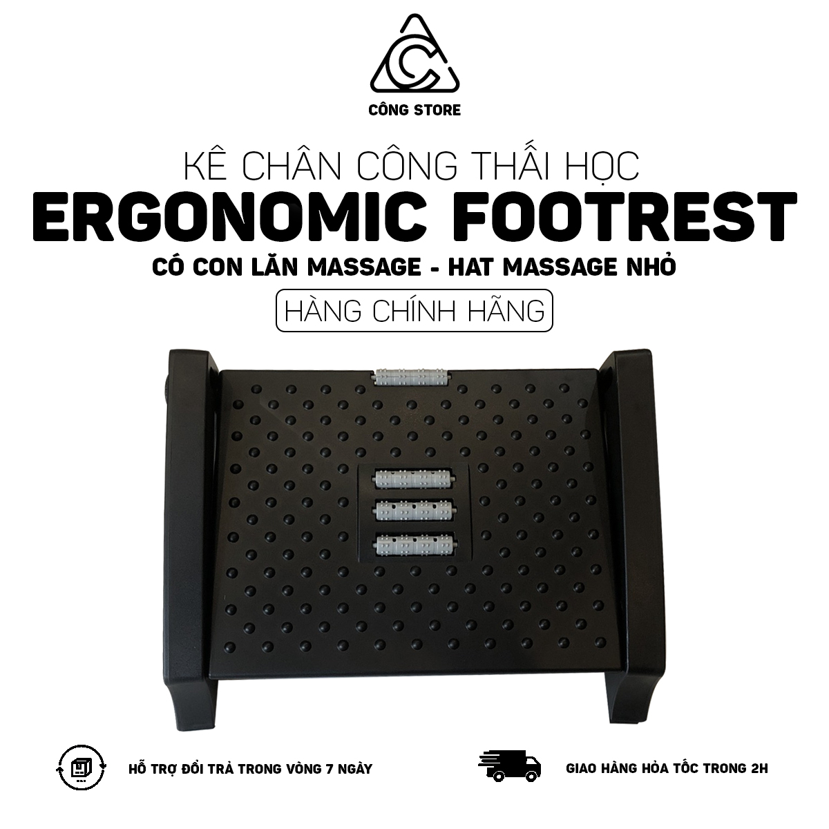 Kê chân công thái học Ergonomic Footrest