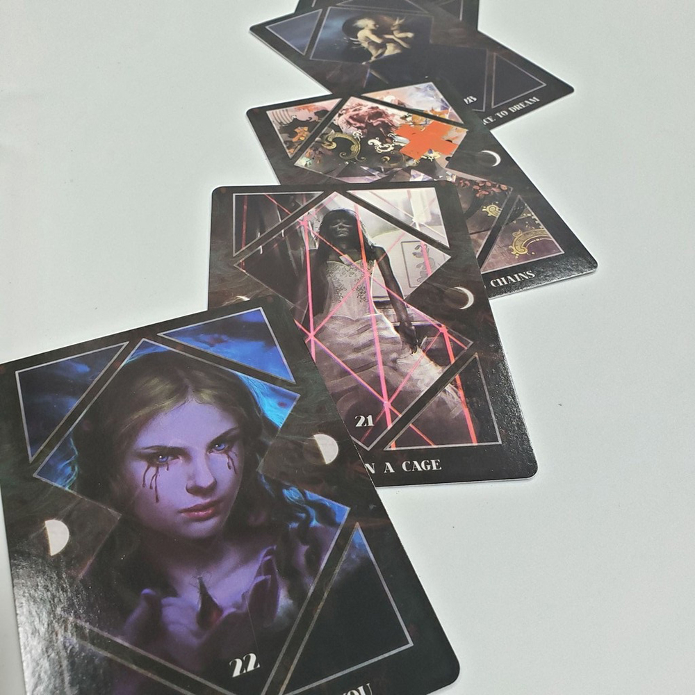 Bài Oracle Dark Mirror 32 Lá Bài Tặng Đá Thanh Tẩy