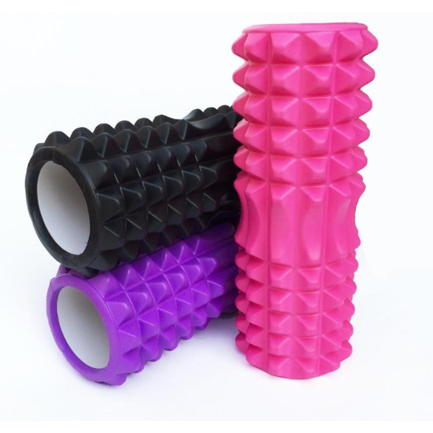 Con Lăn Foam Roller Massage gai - Ống Lăn Dãn Cơ Tập Gym, Yoga, Thể Hình