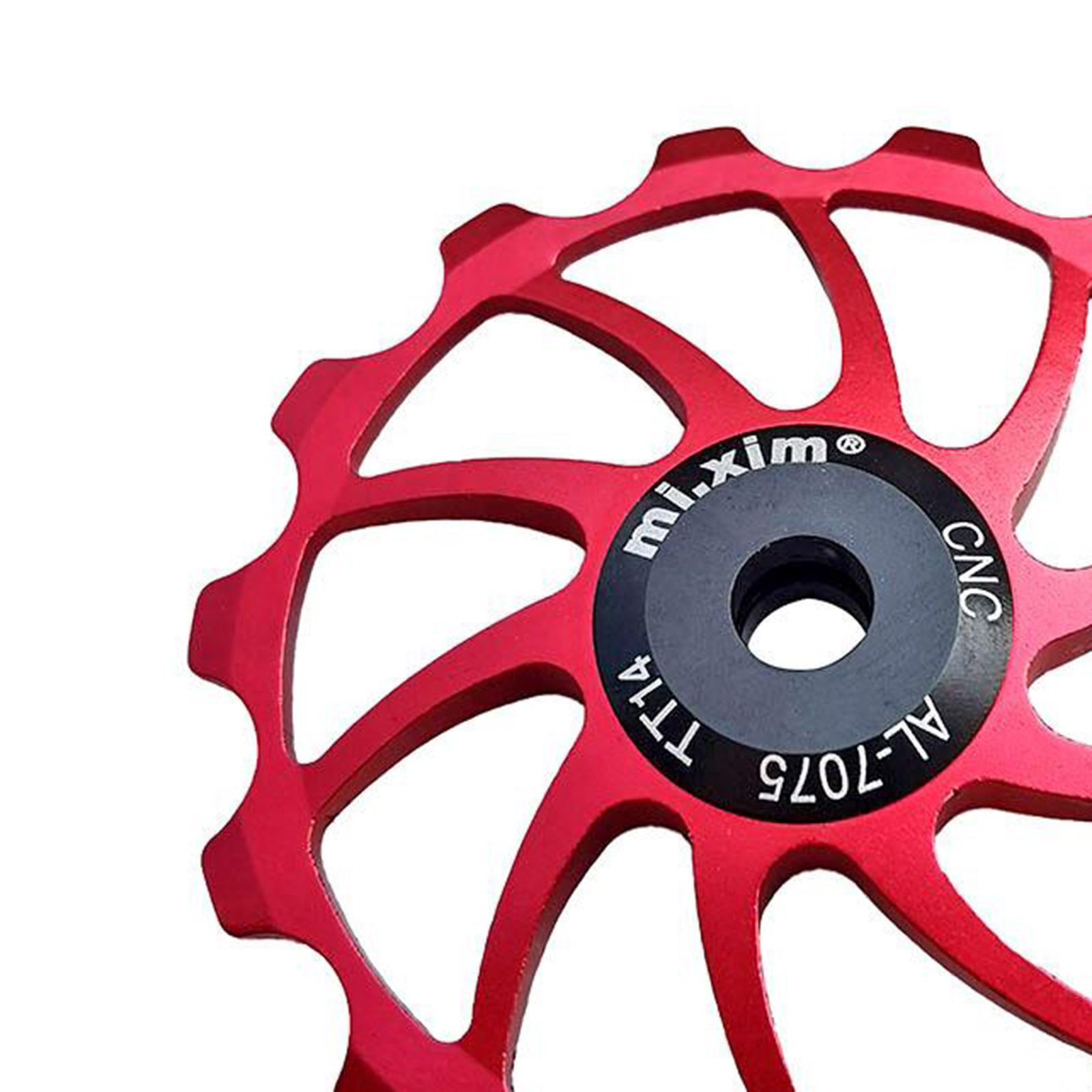 Rear Derailleur Mountain Bike Guide Roller Pulley Accessories Red