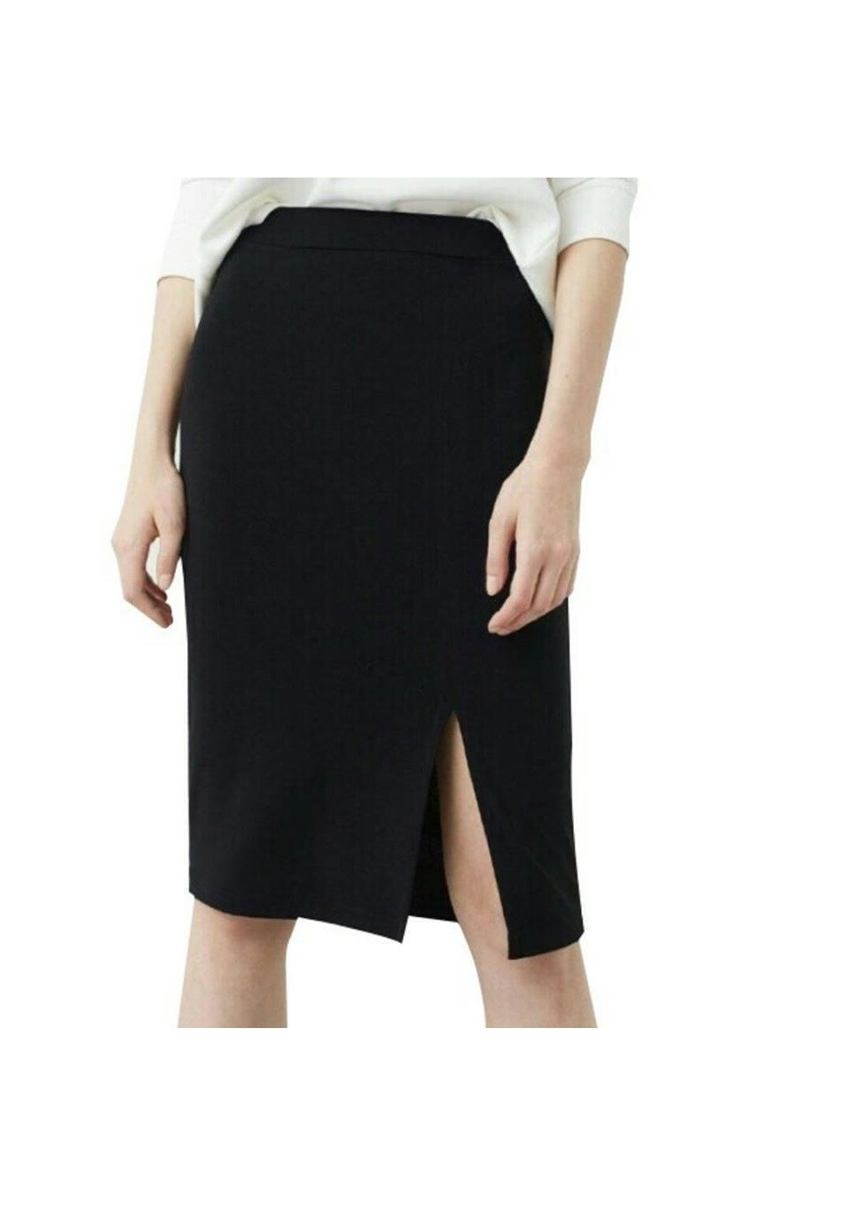 Chân váy bút chì công sở xẻ tà TRƯỚC, vải umi cao cao cấp